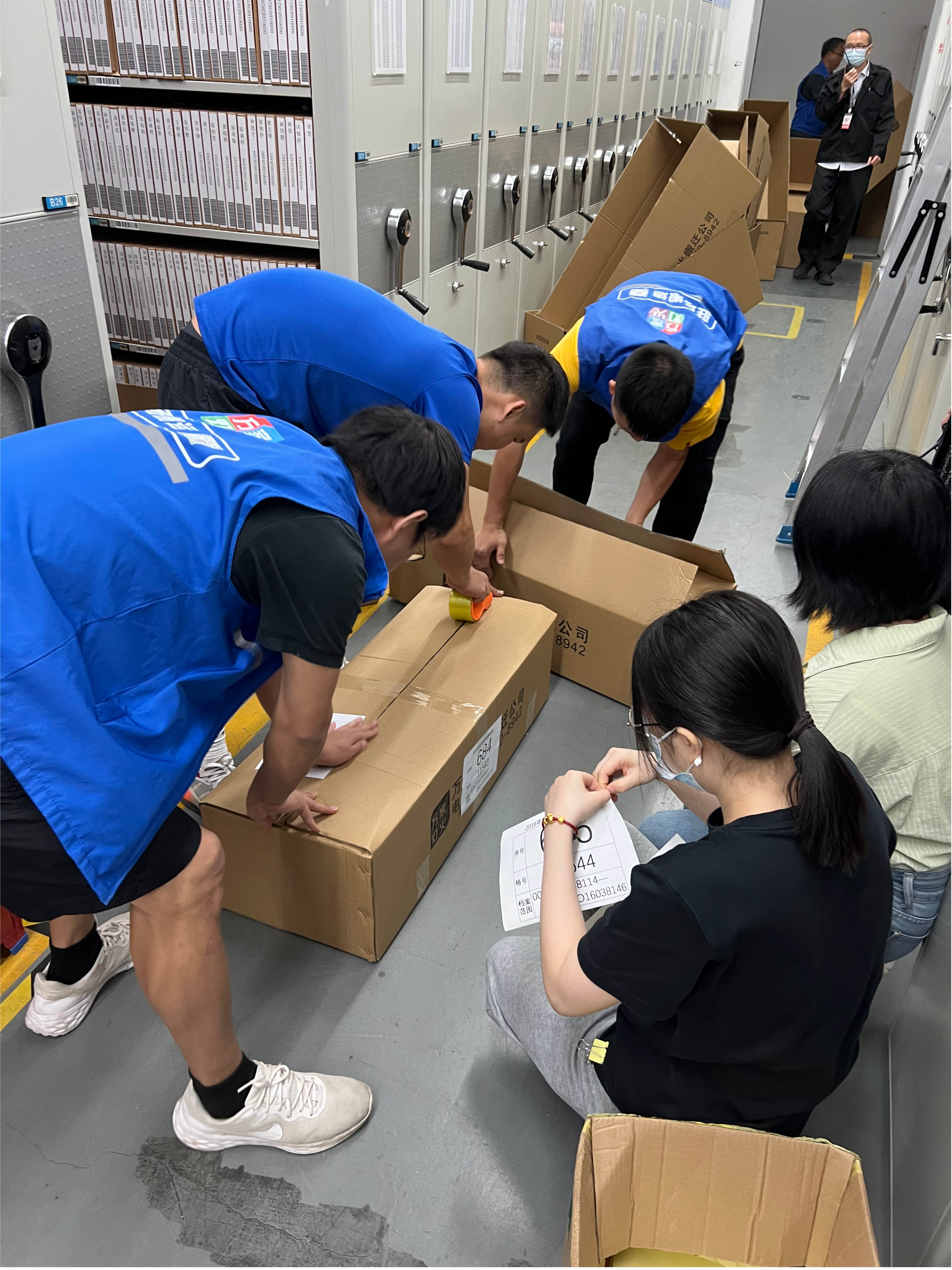 云顶国际yd888顺利完成深圳市人才服务中心档案搬迁项目